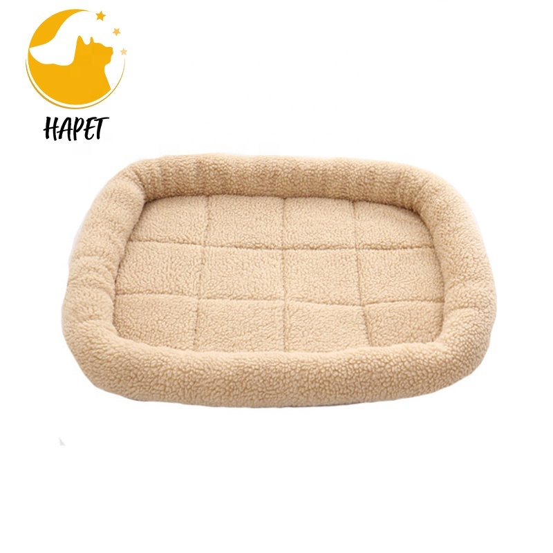 Ultra Soft Pet (Dog/Cat) Bed Mat with Cute Prints | Reversible Fleece Dog Crate Kennel Pad | Machine Washable Pet Bed Liner
