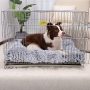 Plush Soft Fluffy Pet Beds Dog Bed Crate Pad Dog Crate Bed for Large Medium Small Dogs