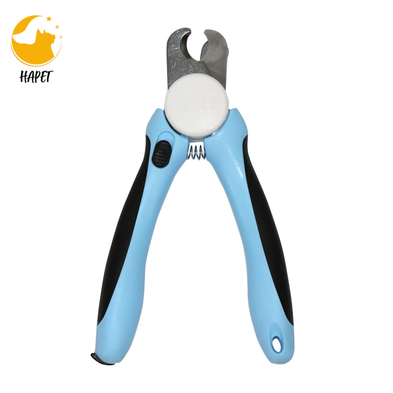Dog Nail Trimmer with Safety Guard to Avoid Over-Cutting Nails Non Slip Handles