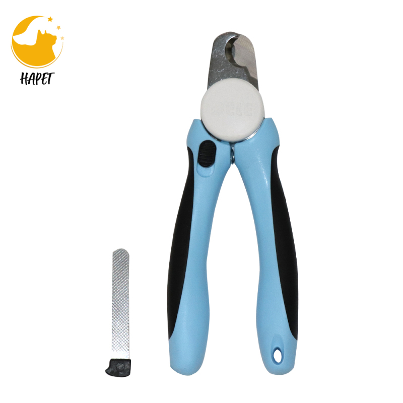 Dog Nail Trimmer with Safety Guard to Avoid Over-Cutting Nails Non Slip Handles