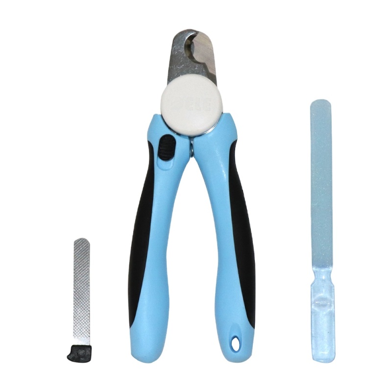 Dog Nail Trimmer with Safety Guard to Avoid Over-Cutting Nails Non Slip Handles