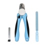 Dog Nail Trimmer with Safety Guard to Avoid Over-Cutting Nails Non Slip Handles
