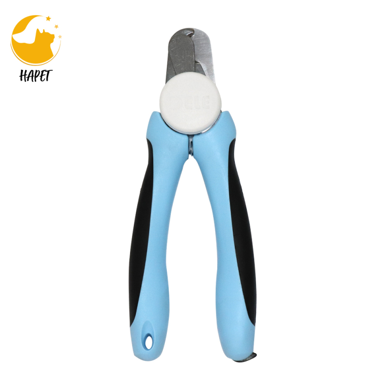 Dog Nail Trimmer with Safety Guard to Avoid Over-Cutting Nails Non Slip Handles