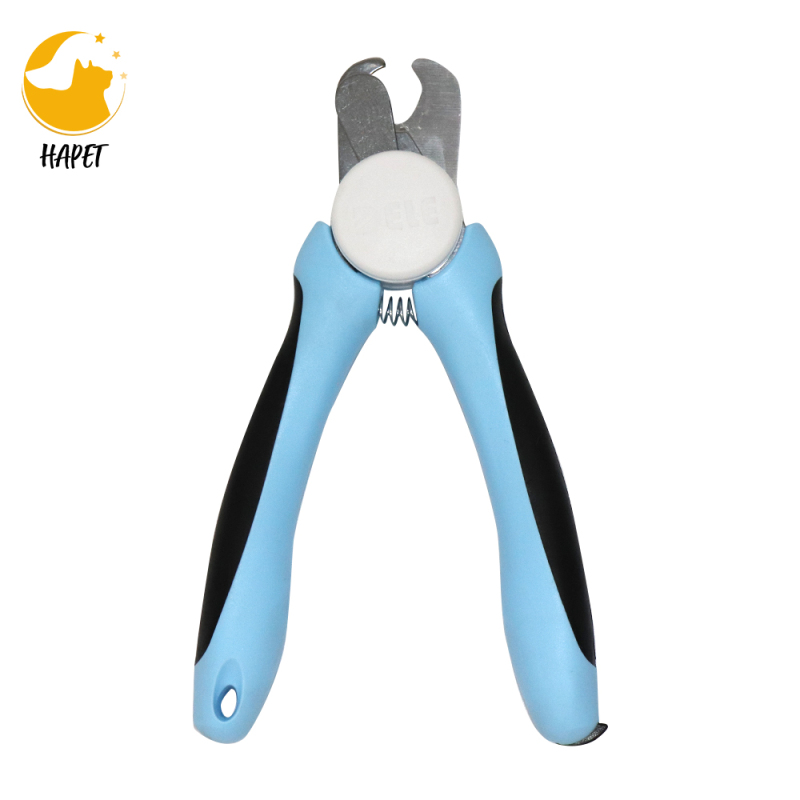 Dog Nail Trimmer with Safety Guard to Avoid Over-Cutting Nails Non Slip Handles