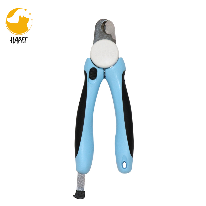 Dog Nail Trimmer with Safety Guard to Avoid Over-Cutting Nails Non Slip Handles