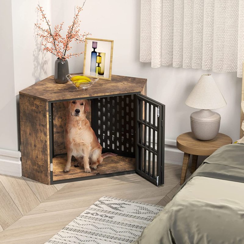 Furniture Style Pet Crate Indoor Dog Kennel Dog Crate End Table