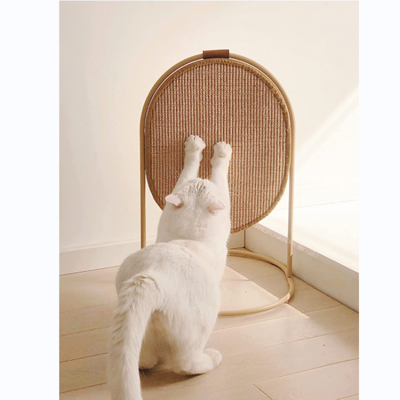 Furniture Protector Cat Scratching Post With Replaceable Sisal Scratch Pad