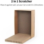 Cat Scratcher Cardboard 5 PCS with Box Reversible Cat Scratch Pad
