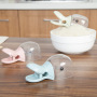 Duck Shape Collapsible Pet Scoop Silicone Multi-Function Scoop Sealed Scoop For Pet Food