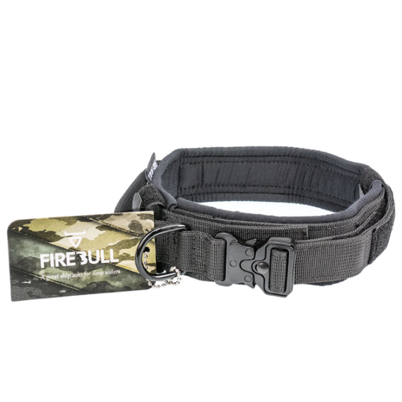 Nylon Pet Outdoor Tactical Training Dog Collar Dog Leash  Adjustable Luxury Leash Set High Quality Dog Collar