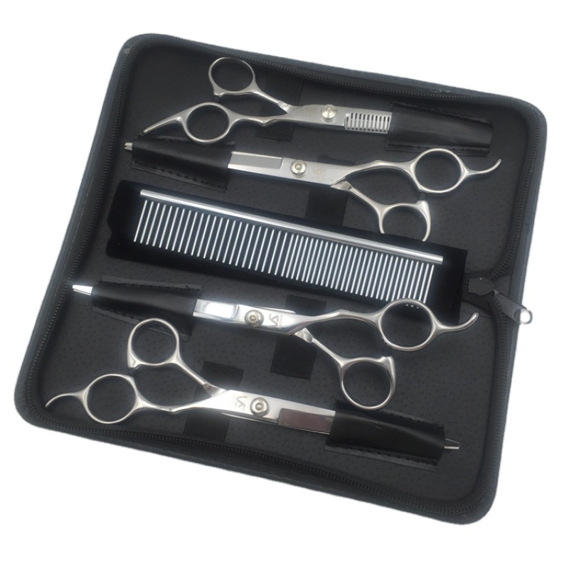 Professional pet grooming scissors shears Hair Cutting Scissor Set for dog cat Wholesale