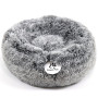 Donut Cat and Dog Bed in Lux Fur, Machine Washable, High Bolster, Multiple Sizes