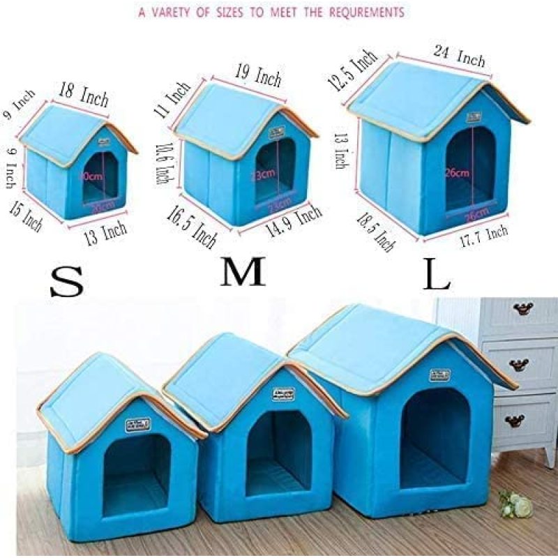 Comfortable Pet Cat Dog House Removable Dog Cat Bed Cat Puppy Shelter
