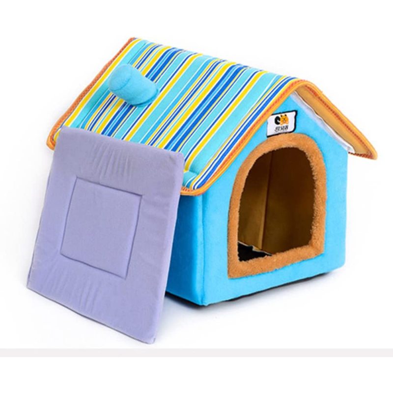 Comfortable Pet Cat Dog House Removable Dog Cat Bed Cat Puppy Shelter
