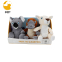 Dog Squeaky Toys 3 Pack Cute Puppy Chew Toys for Dog Teething Toys