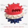 Interactive Dog Tug Toy Dispensing Ball for Aggressive Chewers