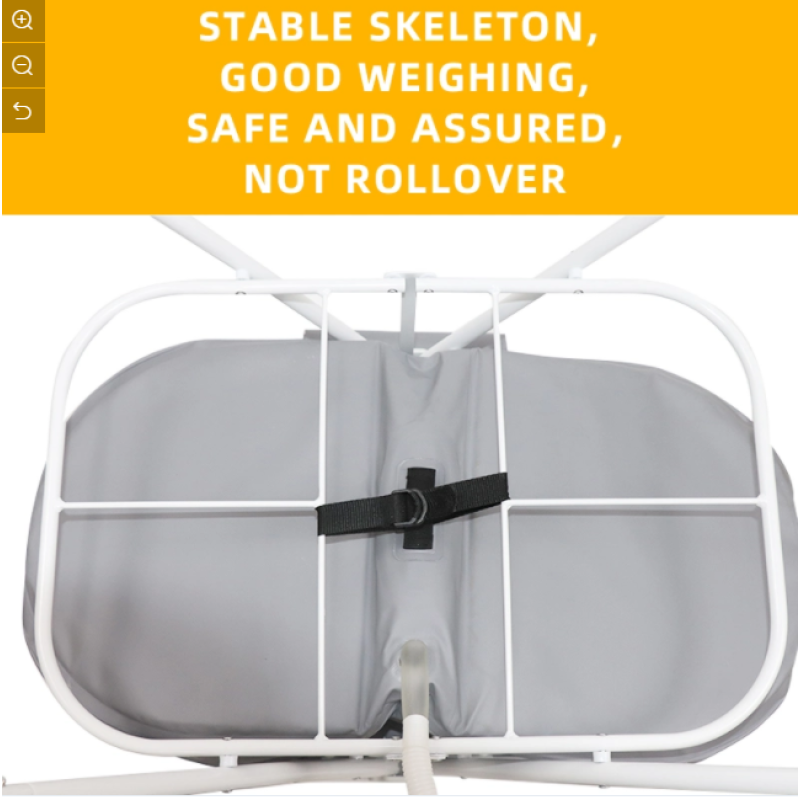 Elevated Folding Dog BathTub and Wash Station for Bathing, Shower, and Grooming, Foldable and Portable, Indoor and Outdoor, Perf