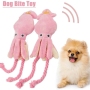 Octopus Cute Squid Pet Cat Dog Toy Pet Squeaky Plush Toy Pet Chew Toys for Dogs