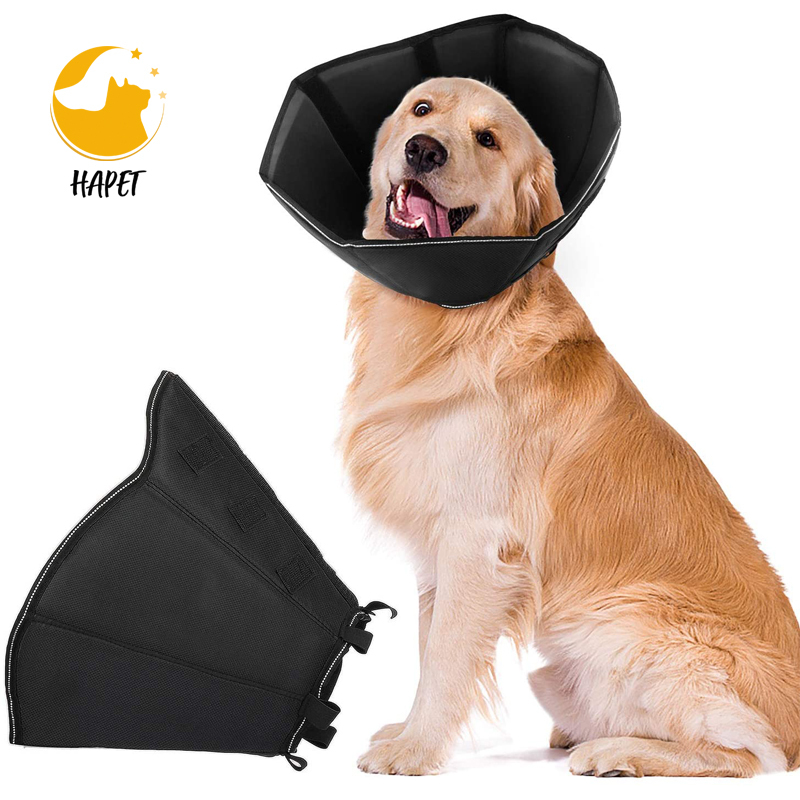 Dog Recovery Cone Soft Pet Collar Comfy E-Collar to Prevent From Licking Biting Scratching