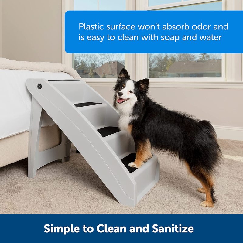 Durable Folding Dog Stairs Dog Steps for High Beds Pet Products