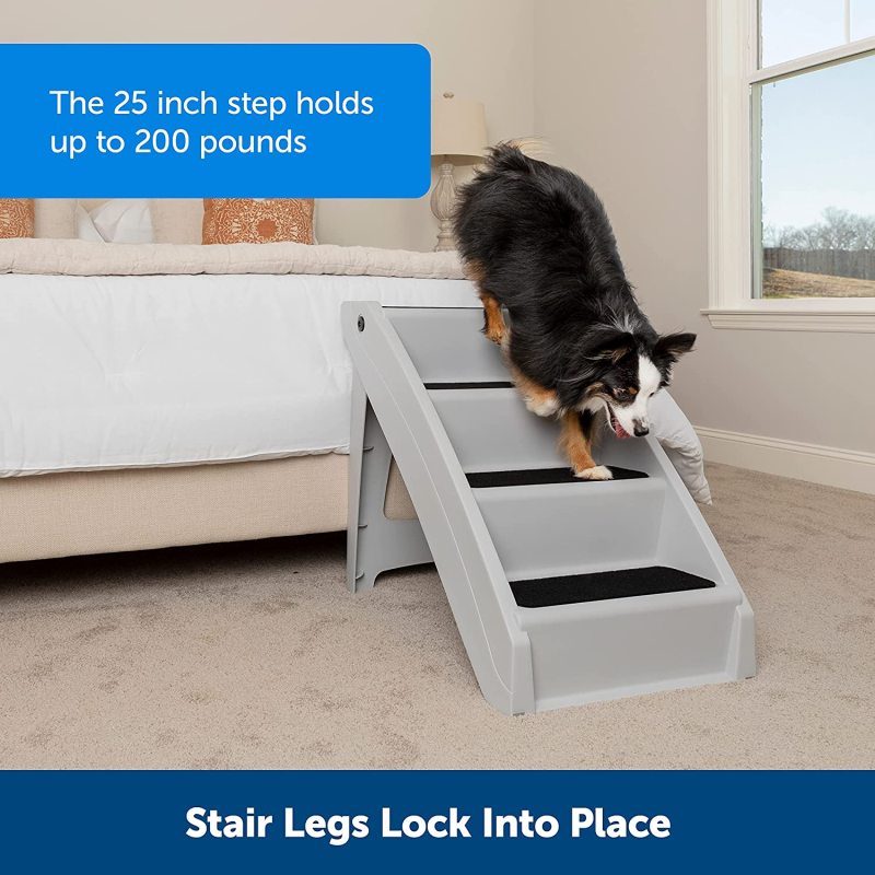 Durable Folding Dog Stairs Dog Steps for High Beds Pet Products