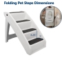 Durable Folding Dog Stairs Dog Steps for High Beds Pet Products