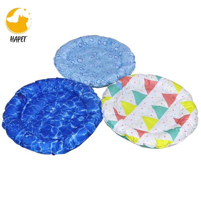 Dog Cooling Mat Summer Cooling Dog Bed Cat Nest Cushion Breathable Round Cooling Pad