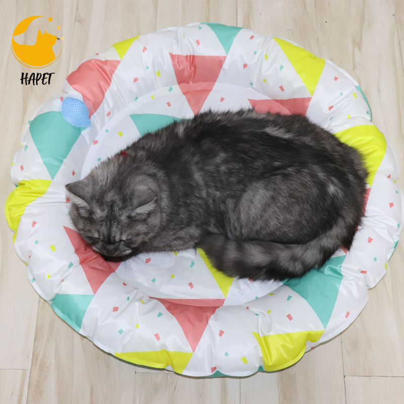 Dog Cooling Mat Summer Cooling Dog Bed Cat Nest Cushion Breathable Round Cooling Pad