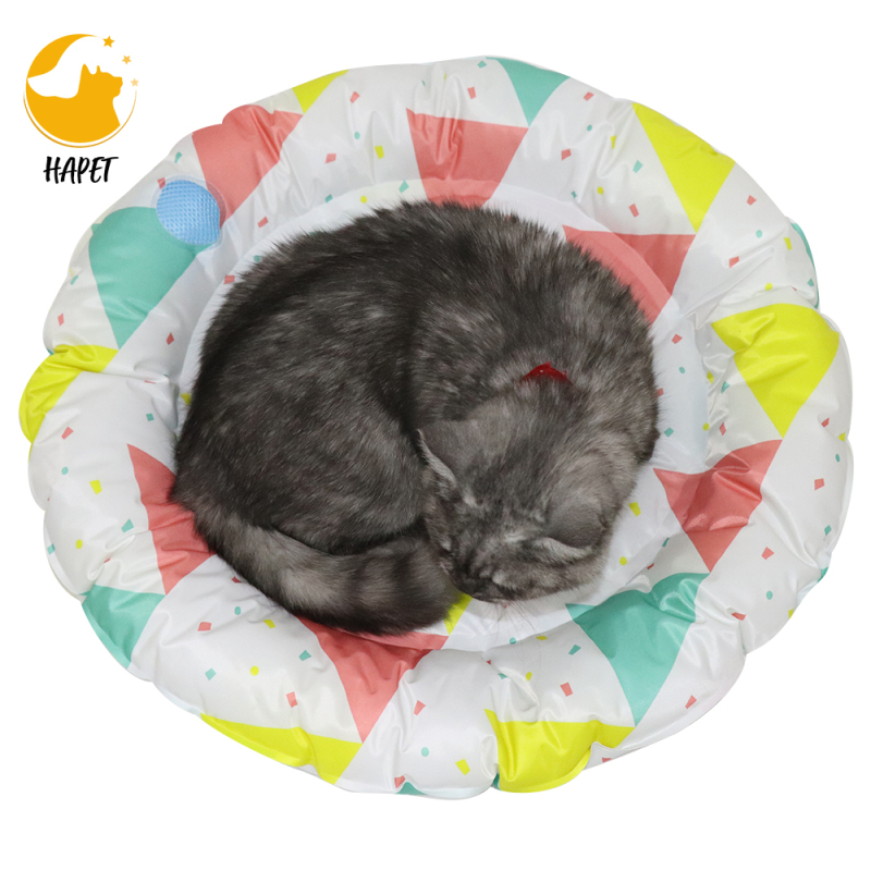 Dog Cooling Mat Summer Cooling Dog Bed Cat Nest Cushion Breathable Round Cooling Pad