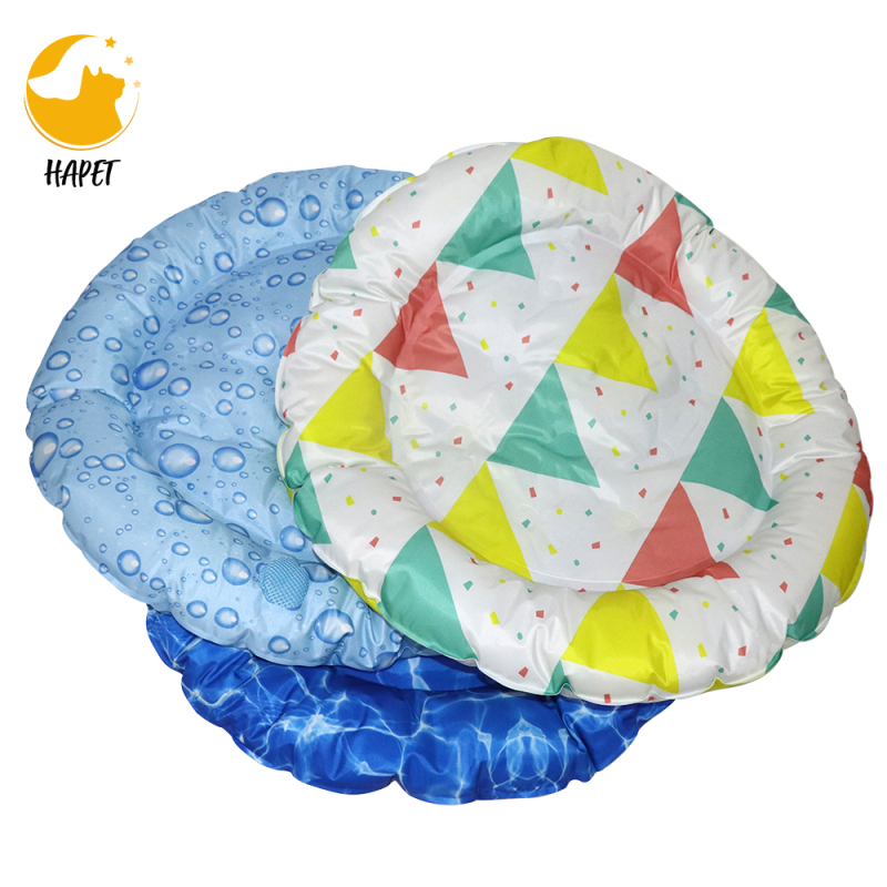 Dog Cooling Mat Summer Cooling Dog Bed Cat Nest Cushion Breathable Round Cooling Pad