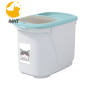 Dog Food Storage Container Pet Treat Rice Bin Plastic Cat Puppy Food Bin
