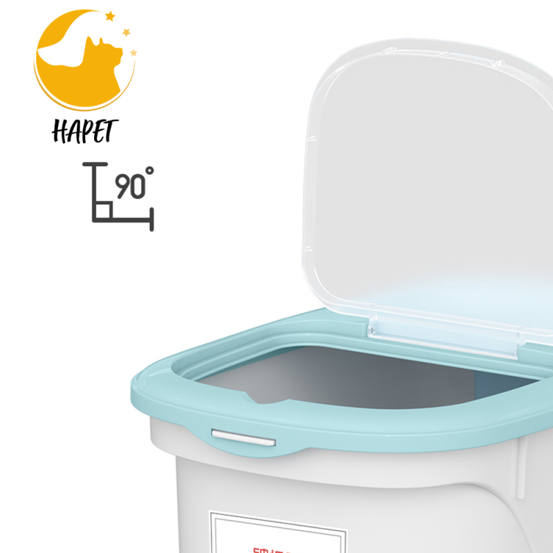 Dog Food Storage Container Pet Treat Rice Bin Plastic Cat Puppy Food Bin