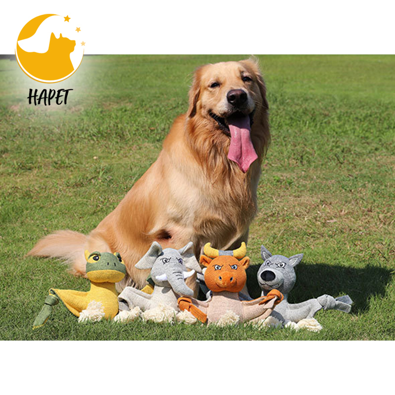 Plush Animal Dog Toy Cute Pet Plush Toys Chew Toys for Small Medium Dog Puppy Pets
