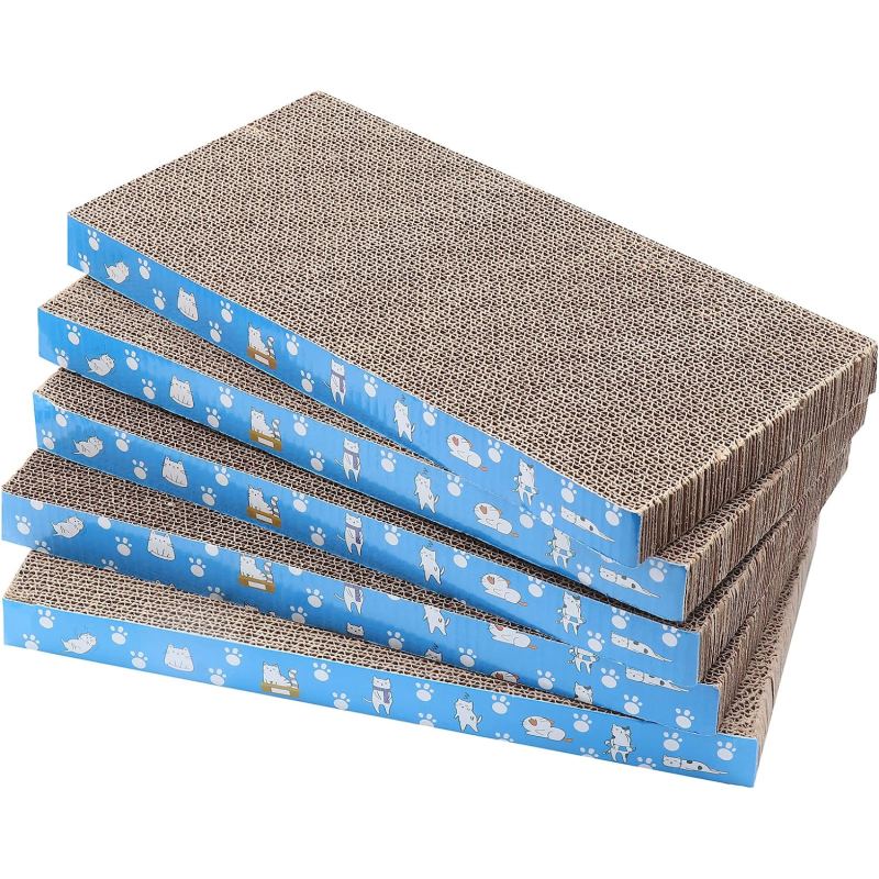 Cat Scratch Pad Cardboard,Reversible,Durable Recyclable Premium Scratcher, Suitable for Cats to Rest