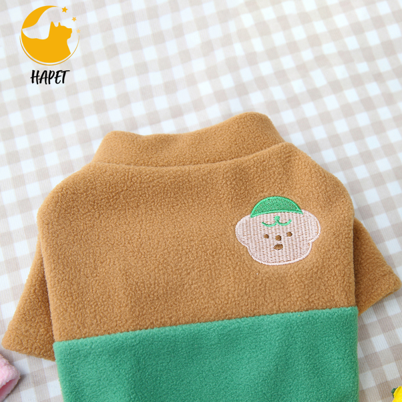 Fabric Dog Sweater Dog Pullover Jacket Warm Pet Dog Clothes