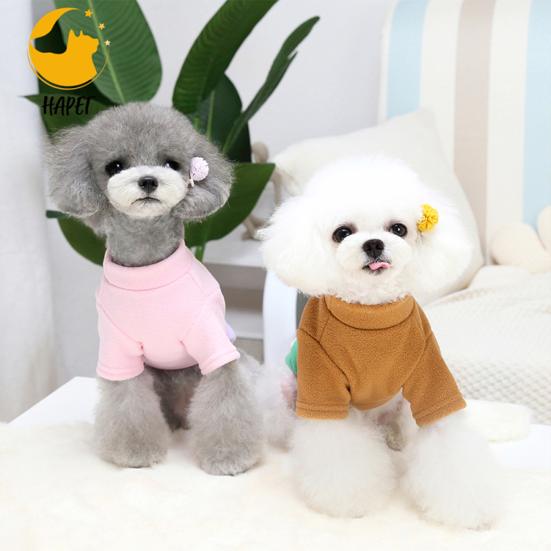 Fabric Dog Sweater Dog Pullover Jacket Warm Pet Dog Clothes