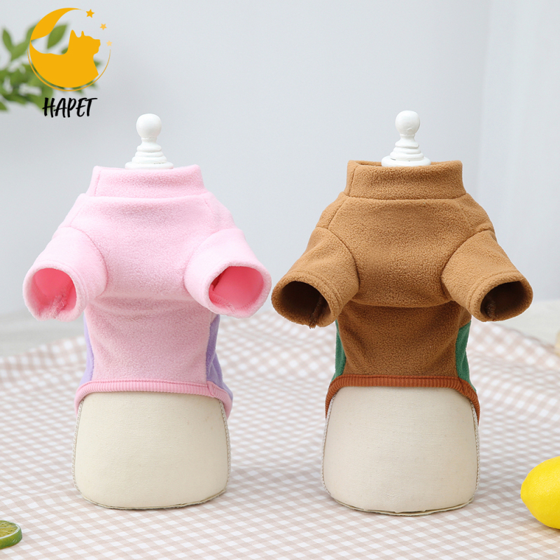 Fabric Dog Sweater Dog Pullover Jacket Warm Pet Dog Clothes