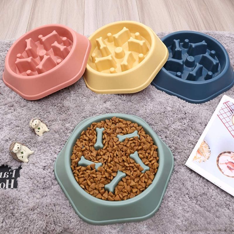 Pet Bowl Eating Dog Slow Feeder Bloat Peanut Butter Lick Pad