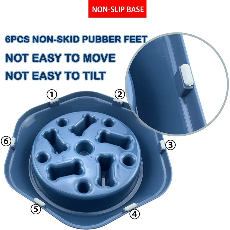 Pet Bowl Eating Dog Slow Feeder Bloat Peanut Butter Lick Pad