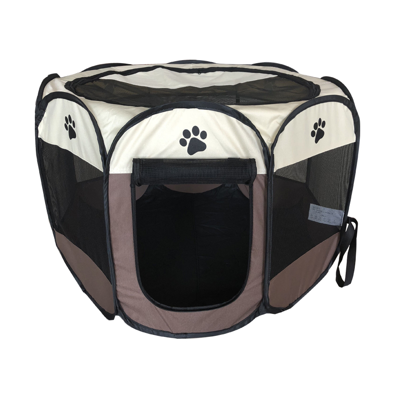 Portable Foldable Pet Playpen Carrying Case Indoor Outdoor Use Water resistant Removable shade Cover Dogs Cats