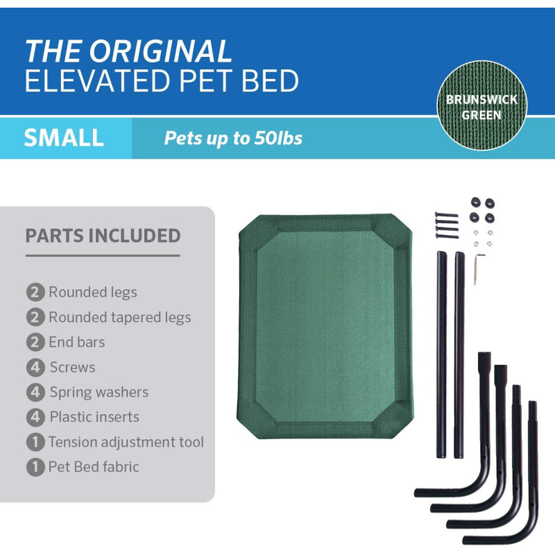 Heavy Duty Steel-Framed Metal Pet Bed Cooling Pet Cot for Indoor Comfortable Luxury Dog Cat Hammock Bed Elevated Pet Bed