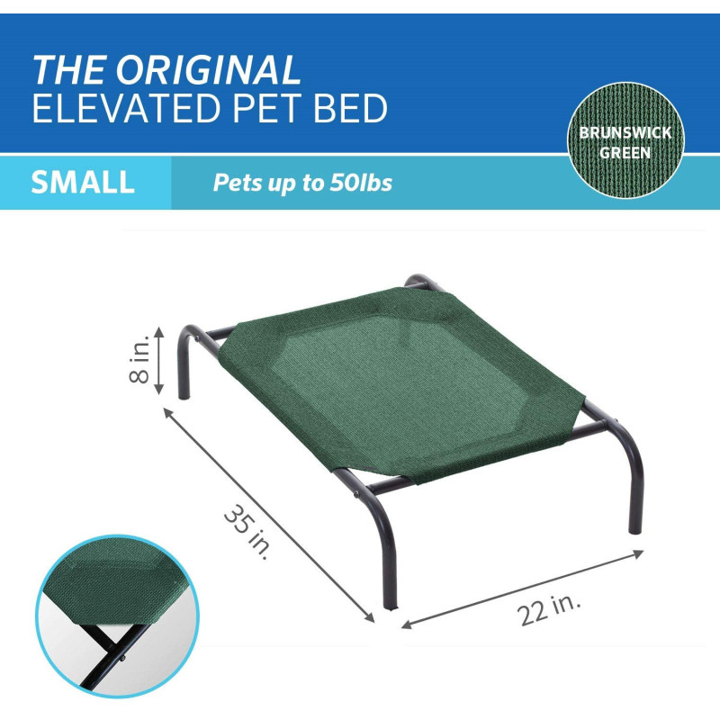 Heavy Duty Steel-Framed Metal Pet Bed Cooling Pet Cot for Indoor Comfortable Luxury Dog Cat Hammock Bed Elevated Pet Bed