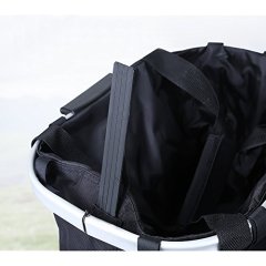 Wholesale Fashion Bicycle Basket Bike Front Folding Detachable Cycling Bag Perfect Removable Pet Cat Dog Carrier travel bag