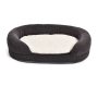 Pet Orthopedic Dog Bed Lounge Sofa Removable Cover Mattress Memory Foam with Removeable Cushion