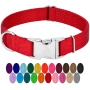 Premium Nylon Dog Collar with Metal Buckle Pet Products