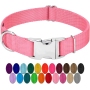 Premium Nylon Dog Collar with Metal Buckle Pet Products