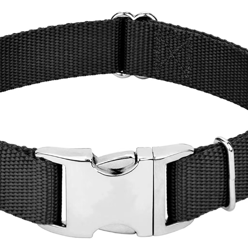 Premium Nylon Dog Collar with Metal Buckle Pet Products