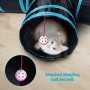Wholesale Foldable Cat Tunnels with Peek Hole and Play Ball Cat Tunnels for Indoor