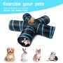 Wholesale Foldable Cat Tunnels with Peek Hole and Play Ball Cat Tunnels for Indoor