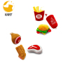 Hamburger French Fries Milk Shake Dog Toy Food Dog Toy Puppy Soft Toys